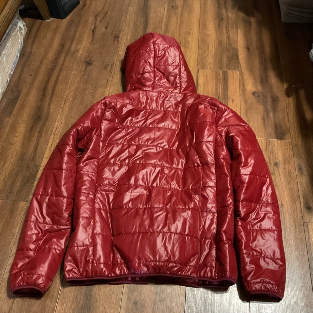 Source Unknown Cherry Red Puffer Jacket - image 2